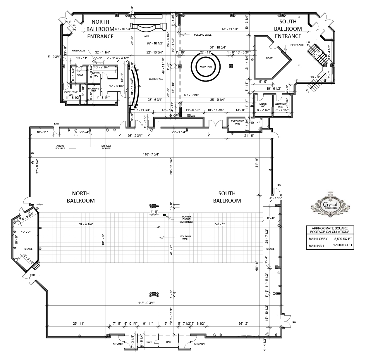 Crystal Fountain Floorplan